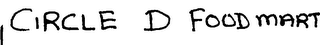 CIRCLE D FOOMART logo