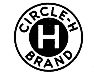 CIRCLE-H BRAND H logo