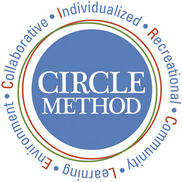 CIRCLE METHOD · COLLABORATIVE INDIVIDUALIZED · RECREATIONAL · COMMUNITY · LEARNING · ENVIRONMENT logo
