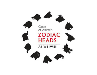 CIRCLE OF ANIMALS ZODIAC HEADS AI WEIWEI logo