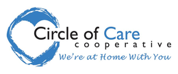 CIRCLE OF CARE COOPERATIVE WE'RE AT HOME WITH YOU logo