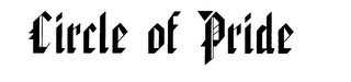 CIRCLE OF PRIDE logo