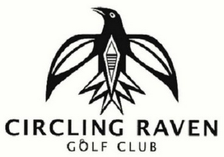 CIRCLING RAVEN GOLF CLUB logo
