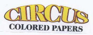 CIRCUS COLORED PAPERS logo