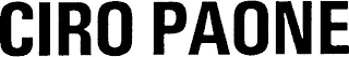 CIRO PAONE logo