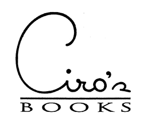 CIRO'S BOOKS logo