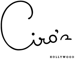 CIRO'S HOLLYWOOD logo