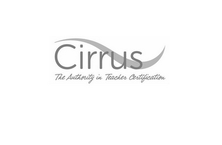 CIRRUS THE AUTHORITY IN TEACHER CERTIFICATION logo
