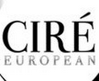 CIRÉ EUROPEAN logo