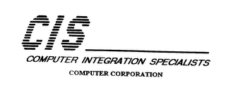 CIS COMPUTER INTEGRATION SPECIALISTS COMPUTER CORPORATION logo