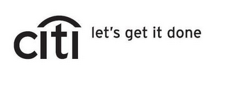 CITI LET'S GET IT DONE logo