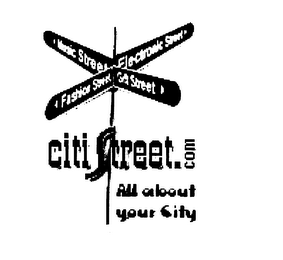 CITISTREET.COM ALL ABOUT YOUR CITY logo
