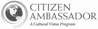 CITIZEN AMBASSADOR A CULTURAL VISTAS PROGRAM logo
