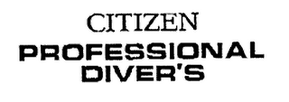 CITIZEN PROFESSIONAL DIVER'S logo