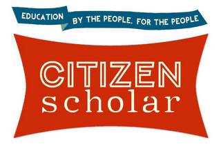 CITIZEN SCHOLAR EDUCATION BY THE PEOPLE, FOR THE PEOPLE logo