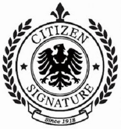 CITIZEN SIGNATURE SINCE 1918 logo