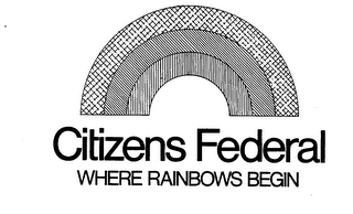 CITIZENS FEDERAL WHERE RAINBOWS BEGIN logo
