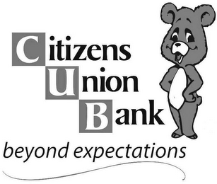 CITIZENS UNION BANK BEYOND EXPECTATIONS logo