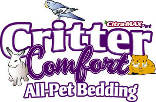 CITRA-MAX PET CRITTER COMFORT ALL-PET BEDDING logo