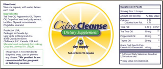 CITRACLEANSE DIETARY SUPPLEMENT 30 DAY SUPPLY logo