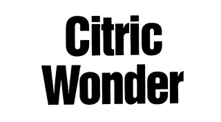 CITRIC WONDER logo