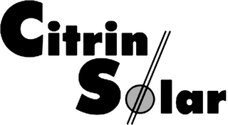 CITRIN SOLAR logo
