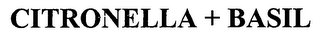 CITRONELLA + BASIL logo