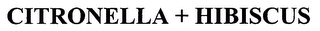 CITRONELLA + HIBISCUS logo