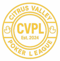 CITRUS VALLEY CVPL EST. 2024 POKER LEAGUE logo