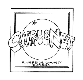 CITRUSNET RIVERSIDE COUNTY CALIFORNIA logo
