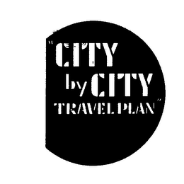 "CITY BY CITY TRAVEL PLAN" logo