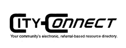 CITY-CONNECT YOUR COMMUNITY'S ELECTRONIC, REFERRAL-BASED RESOURCE DIRECTORY. logo
