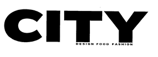 CITY DESIGN FOOD FASHION logo
