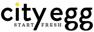 CITY EGG START FRESH logo
