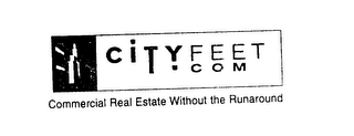 CITY FEET COMERCIAL REAL ESTATE WITHOUTTHE RUNAROUND logo