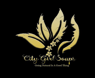 CITY GIRL SOAPS GOING NATURAL IS A GOOD THING logo