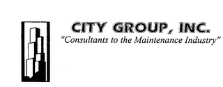 CITY GROUP, INC. "CONSULTANTS TO THE MAINTENANCE INDUSTRY" logo