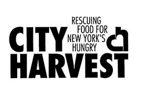 CITY HARVEST RESCUING FOOD FOR NEW YORK'S HUNGRY logo