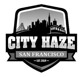 CITY HAZE SAN FRANCISCO - EST. 2019 - logo