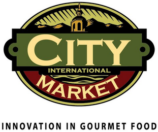 CITY INTERNATIONAL MARKET INNOVATION IN GOURMET FOOD logo