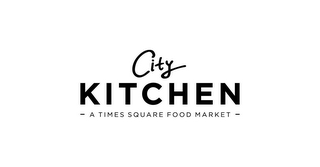 CITY KITCHEN A TIMES SQUARE FOOD MARKET logo