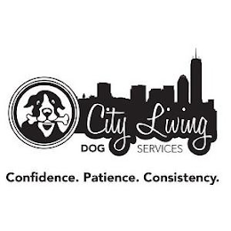 CITY LIVING DOG SERVICES CONFIDENCE PATIENCE CONSISTENCY logo