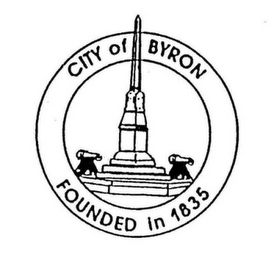 CITY OF BYRON FOUNDED IN 1835 logo