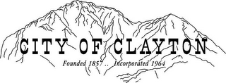CITY OF CLAYTON FOUNDED 1857 INCORPORATED 1964 logo