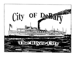 CITY OF DEBARY FREDERICK DEBARY THE RIVER CITY logo