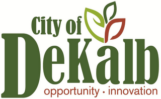 CITY OF DEKALB OPPORTUNITY · INNOVATION logo