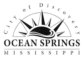 CITY OF DISCOVERY OCEAN SPRINGS MISSISSIPPI logo