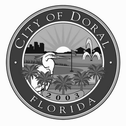 CITY OF DORAL 2003 FLORIDA logo