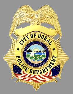 CITY OF DORAL FLORIDA 2003 CITY OF DORAL POLICE DEPARTMENT logo