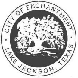 · CITY OF ENCHANTMENT · LAKE JACKSON, TEXAS logo